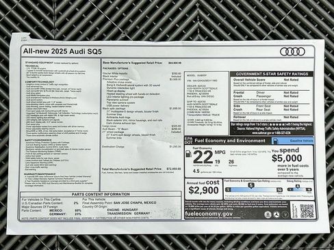 New 2025 Audi SQ5 Premium Plus image 35