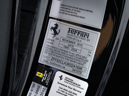 Certified 2019 Ferrari 812 Superfast image 26