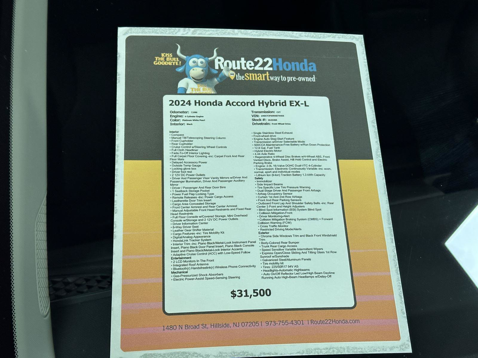 Used 2024 Honda Accord EX-L image 39