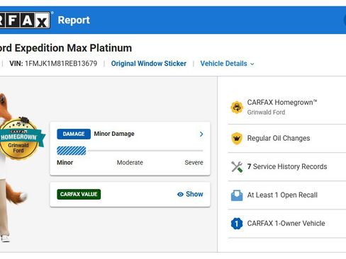 Used 2024 Ford Expedition Max Platinum AWD/4WD image 2