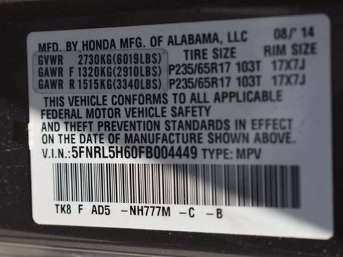 Used 2015 Honda Odyssey EX-L image 14