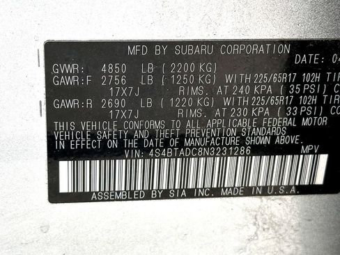 Used 2022 Subaru Outback Premium image 31