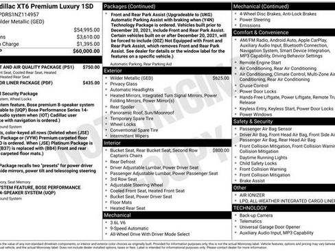 Used 2022 Cadillac XT6 Premium Luxury image 39