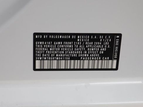 New 2026 Volkswagen Jetta SE FWD image 24