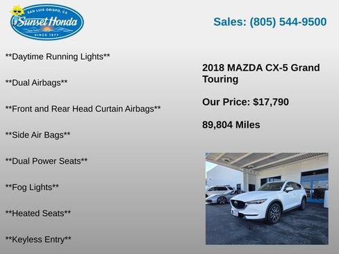 Used 2018 MAZDA CX-5 Grand Touring FWD image 6