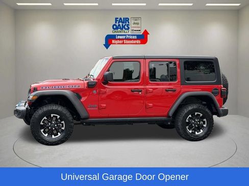 Certified 2025 Jeep Wrangler Unlimited Rubicon 4xe w/ Convenience Group AWD/4WD image 12