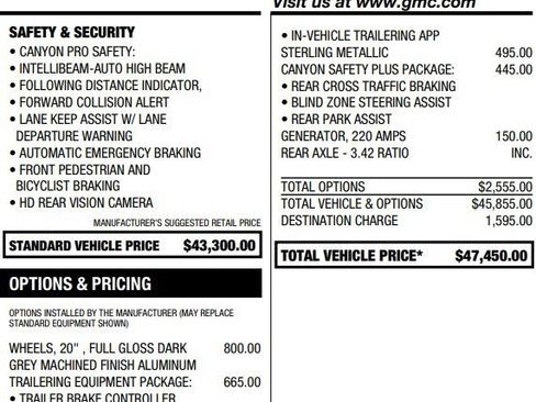 Certified 2024 GMC Canyon AT4 w/ Canyon Safety Plus Package image 2