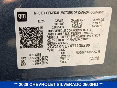 New 2026 Chevrolet Silverado 2500 LT w/ Trail Boss Package image 36