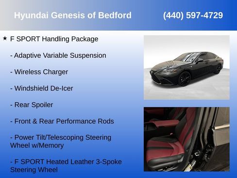 Used 2024 Lexus ES 350 F Sport w/ Accessory Package (Z2) FWD image 7