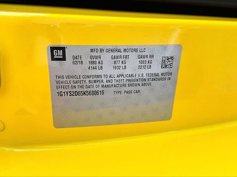 Used 2019 Chevrolet Corvette Z06 RWD image 19