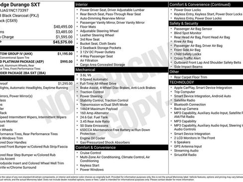 Used 2022 Dodge Durango SXT w/ Trailer Tow Group IV AWD/4WD image 25