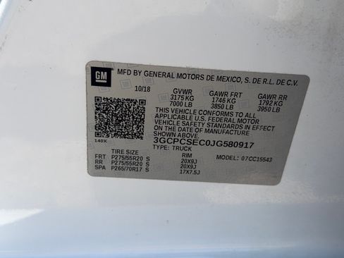 Used 2018 Chevrolet Silverado 1500 LTZ w/ Sport Package RWD image 30