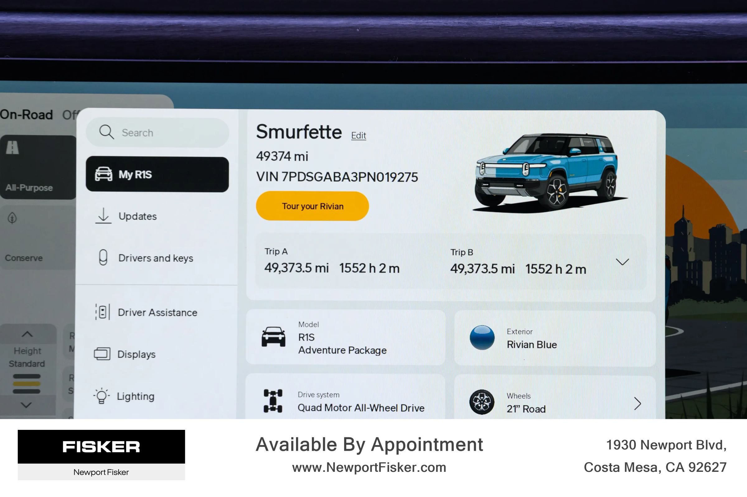 Used 2023 Rivian R1S AWD Adventure Quad image 27