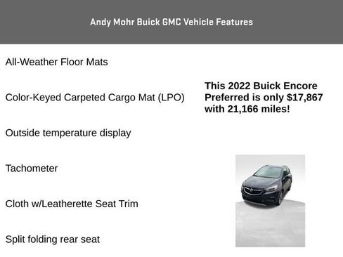 Used 2022 Buick Encore Preferred w/ Safety Package image 12