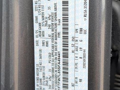 Used 2025 Ford F150 Platinum w/ Equipment Group 702A High AWD/4WD image 33