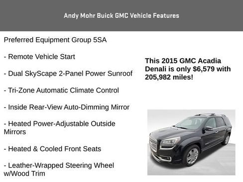 Used 2015 GMC Acadia Denali FWD image 14