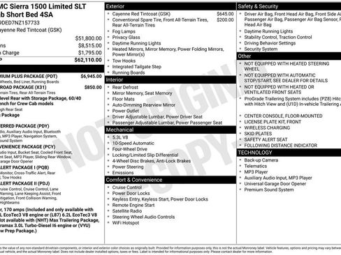 Used 2022 GMC Sierra 1500 SLT w/ SLT Premium Plus Package AWD/4WD image 27