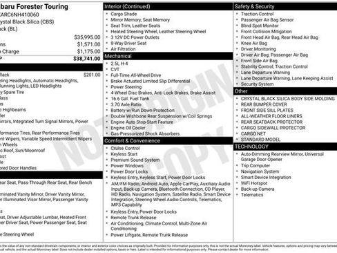 Used 2022 Subaru Forester Touring AWD/4WD image 32