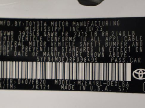 Certified 2024 Toyota Corolla LE FWD image 17
