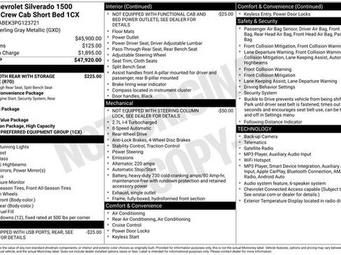 Used 2023 Chevrolet Silverado 1500 Custom RWD image 5