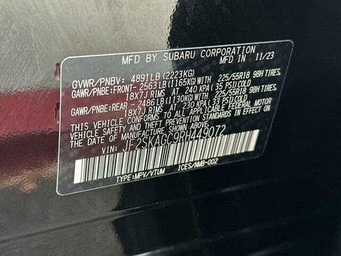 Certified 2024 Subaru Forester Sport image 36