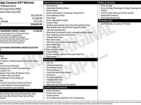 Used 2006 Dodge Caravan SXT w/ Popular Equipment Group I FWD image 32