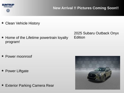 Used 2025 Subaru Outback Onyx Edition AWD/4WD image 5