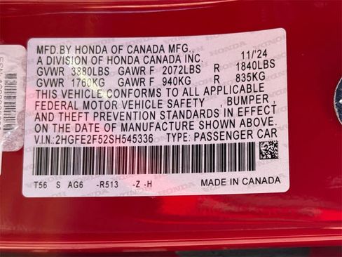 Used 2025 Honda Civic Sport image 31