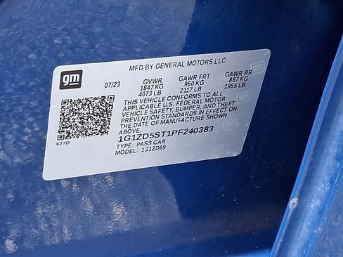 Certified 2023 Chevrolet Malibu LT FWD image 28