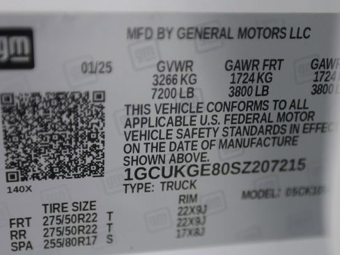 Used 2025 Chevrolet Silverado 1500 LTZ w/ LTZ Premium Package AWD/4WD image 54