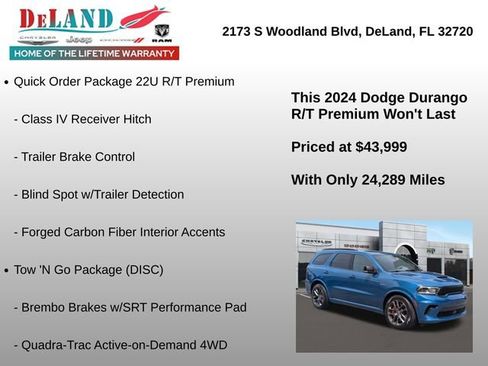 Used 2024 Dodge Durango R/T AWD/4WD image 30