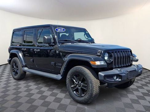 Used 2021 Jeep Wrangler Unlimited Sahara AWD/4WD image 1