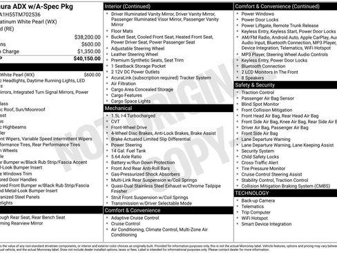New 2026 Acura ADX A-Spec FWD image 4