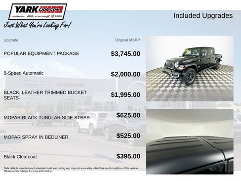 Certified 2022 Jeep Gladiator Overland w/ Popular Equipment Package AWD/4WD image 5