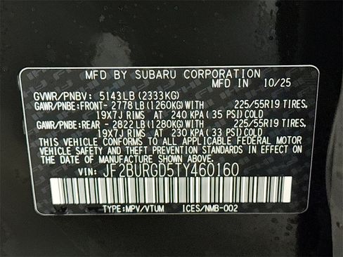 New 2026 Subaru Outback Limited XT image 31