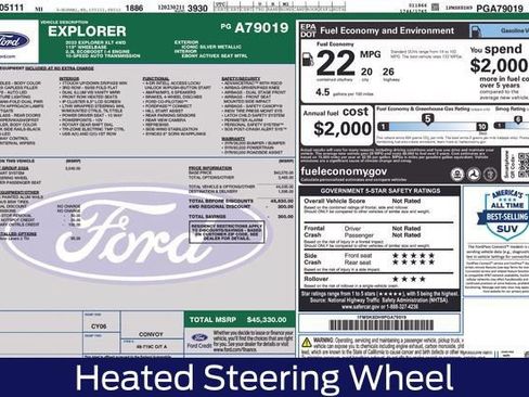 Certified 2023 Ford Explorer XLT w/ Equipment Group 202A AWD/4WD image 9