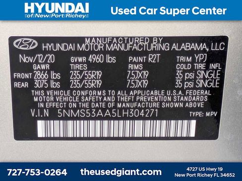 Used 2020 Hyundai Santa Fe Limited image 45