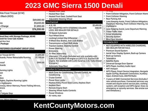Used 2023 GMC Sierra 1500 Denali AWD/4WD image 1