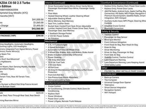 Used 2025 MAZDA CX-50 Meridian Edition w/ Weather Package image 35