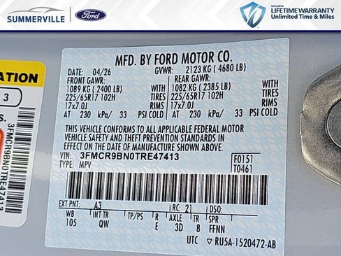 New 2026 Ford Bronco Sport Big Bend AWD/4WD image 35