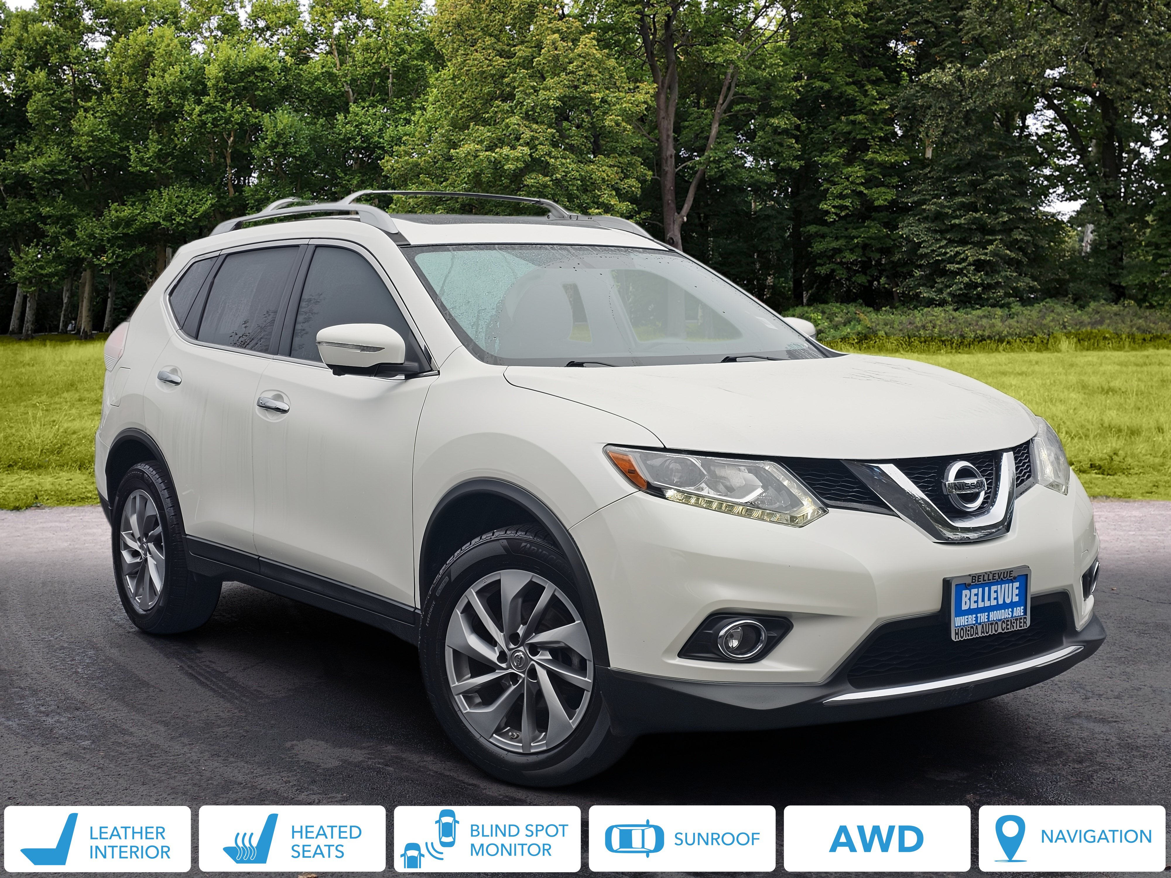 Used 2015 Nissan Rogue SL w/ SL Premium Package AWD/4WD image 1