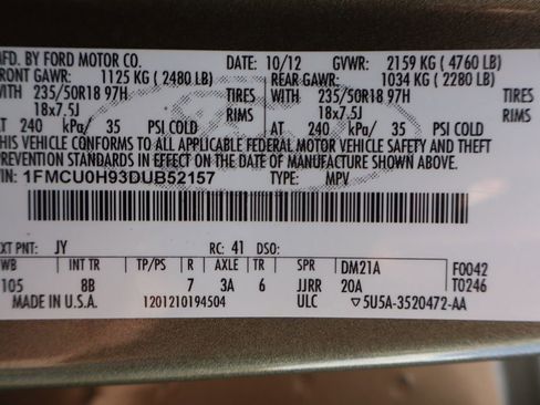 Used 2013 Ford Escape SEL image 46