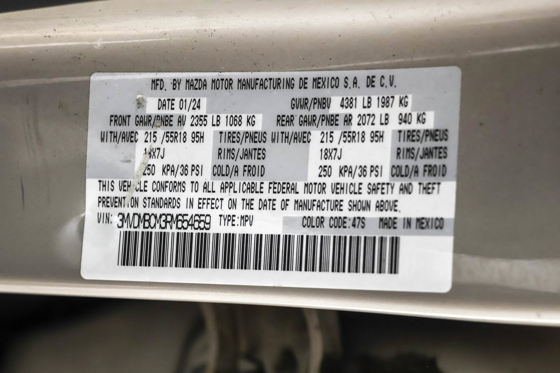Used 2024 MAZDA CX-30 AWD 2.5 S w/ Preferred Package image 48