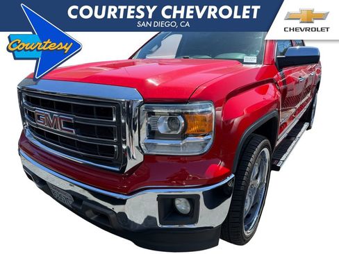 Used 2014 GMC Sierra 1500 SLT w/ SLT Crew Cab Value Package RWD image 1