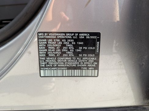 Used 2023 Volkswagen Atlas Cross Sport SE AWD/4WD image 49