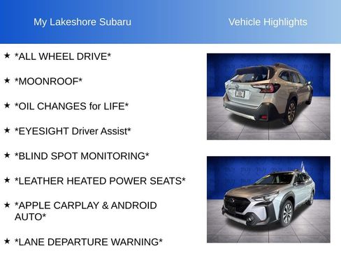 Certified 2025 Subaru Outback Limited AWD/4WD image 6