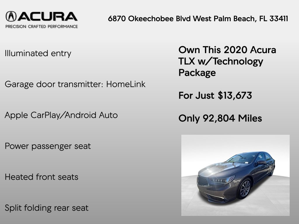 Used 2020 Acura TLX w/ Technology Package FWD image 26