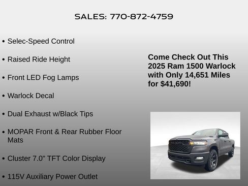 Used 2025 RAM 1500 Classic Warlock image 20