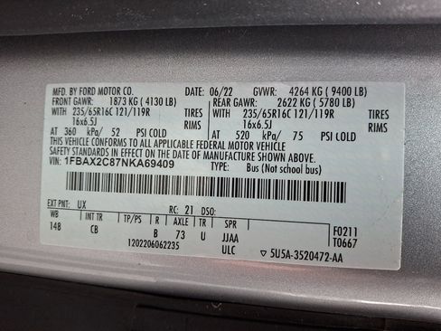 Used 2022 Ford Transit 350 XLT image 28