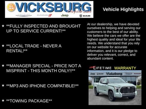 Used 2023 Toyota Tundra SR5 w/ TRD Sport Premium Package image 13